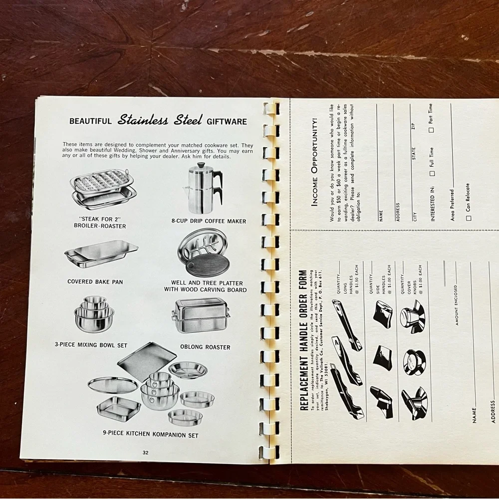 3 for $15: VINTAGE Vollrath Stainless Steel Cookware owners manual and cookbook - Picture 4 of 4